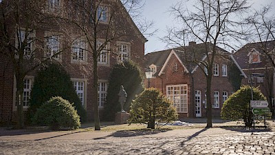 Angekommen in der Altstadt von Nottuln