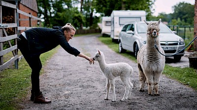 Auf Du und Du mit dem Nachwuchs.