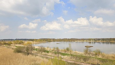 Aussicht auf die ehemaligen Sammelbecken