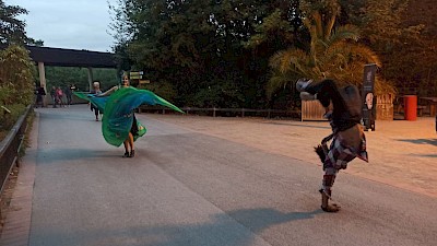 Walk-Acts verzaubern den Weg