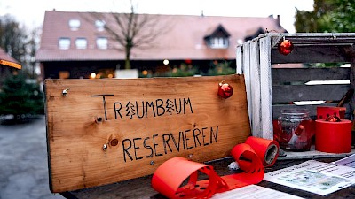 Ganz klassisch kann der Baum auch reserviert werden