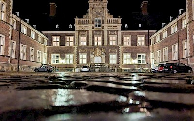 Das beleuchtete Schloss Ahaus