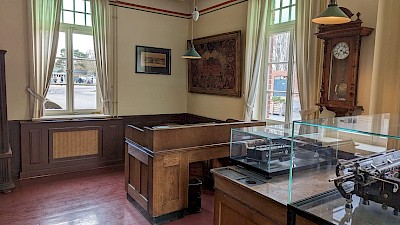Das Büro des Chefs der Textilwerke in Bocholt