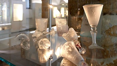 Glasgefäße vom Falkenhof Rheine