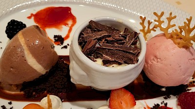 Dessertvariationen im Hotel Pötter