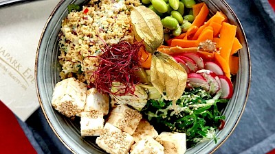 Eine der tollen Bowls im Saunapark