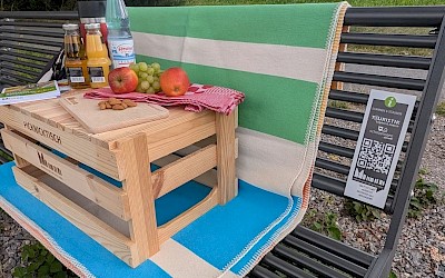 Der QR Code ist gut sichtbar