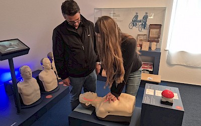 Reanimation an der Übungspuppe