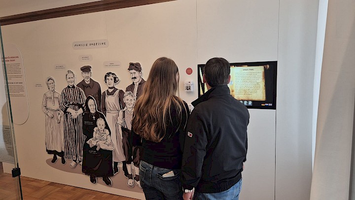 Die Ausstellung ist interaktiv gestaltet in der Villa Medica