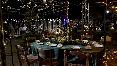 Die Atmosphäre auf dem Adventsmarkt ist bezaubernd