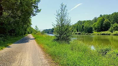 Endspurt am Kanal.