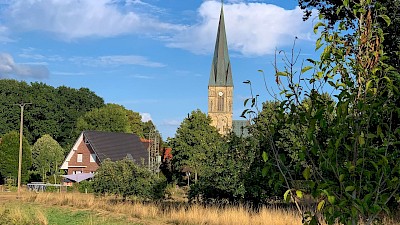 Blick auf Welbergen